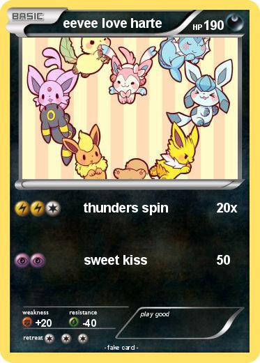 Pokemon eevee love harte
