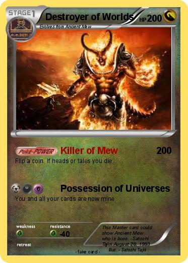 Pokemon Destroyer of Worlds