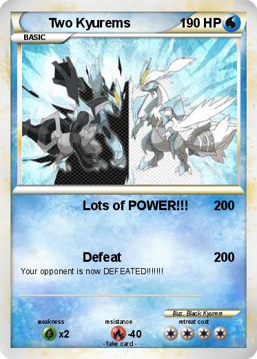 Pokemon Two Kyurems