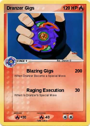 Pokemon Dranzer Gigs