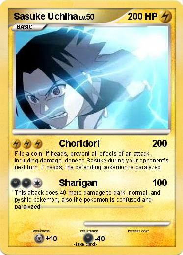 Pokemon Sasuke Uchiha