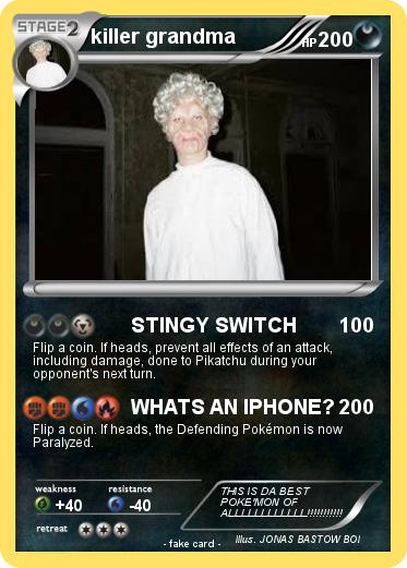 Pokemon killer grandma