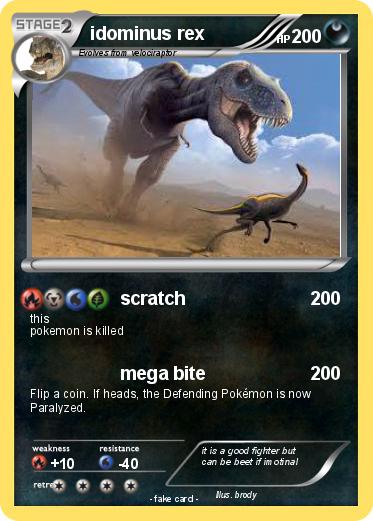Pokemon idominus rex