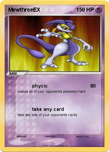 Pokemon MewthreeEX
