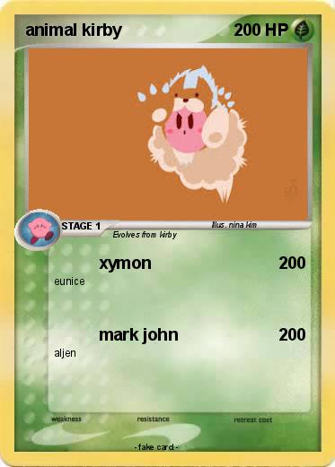 Pokemon animal kirby