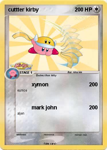 Pokemon cuttter kirby