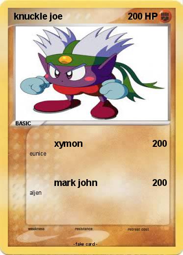 Pokemon knuckle joe
