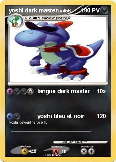 Pokemon yoshi dark master