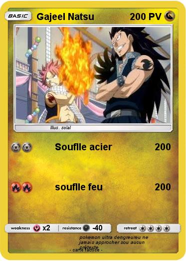 Pokemon Gajeel Natsu