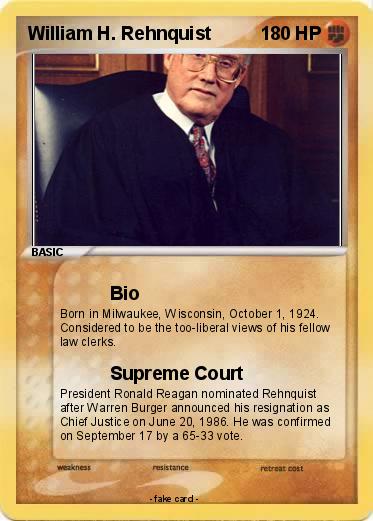 Pokemon William H. Rehnquist