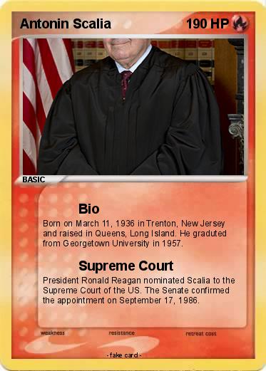 Pokemon Antonin Scalia