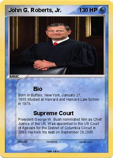 Pokemon John G. Roberts, Jr.