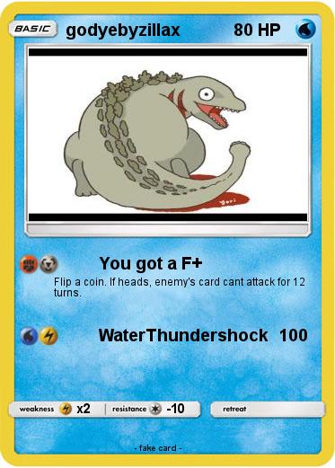Pokemon godyebyzillax
