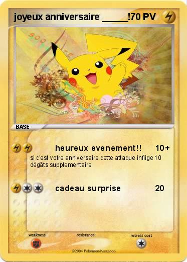 Pokemon joyeux anniversaire _____!