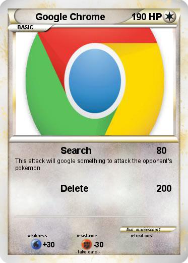Pokemon Google Chrome