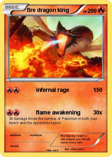 Pokemon fire dragon king