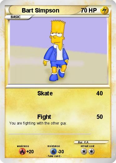 Pokemon Bart Simpson