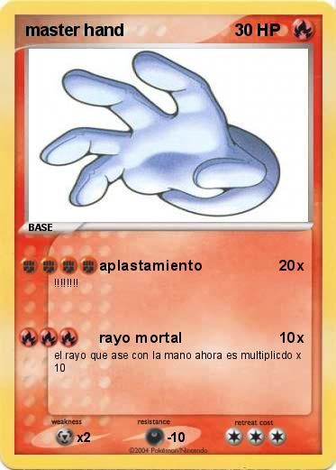 Pokemon master hand 