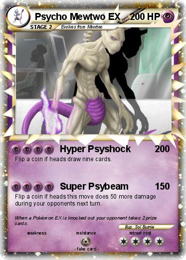 Pokemon Psycho Mewtwo EX