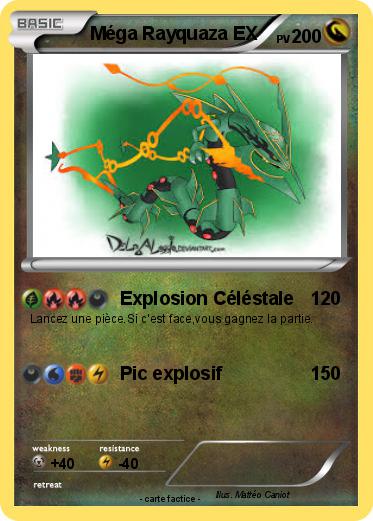 Pokemon Méga Rayquaza EX