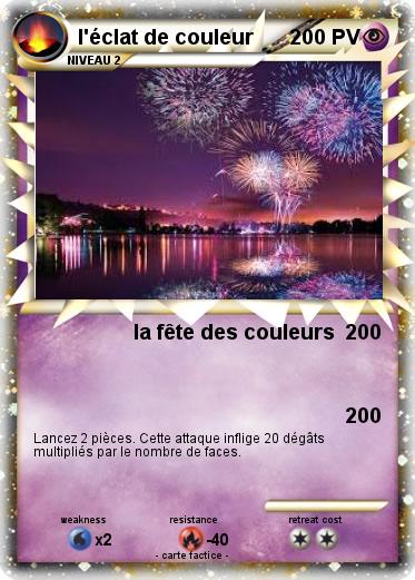 Pokemon l'éclat de couleur