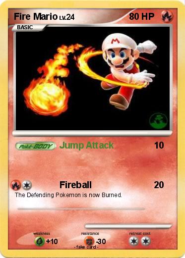 Pokemon Fire Mario