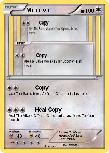 Pokemon M i r r o r