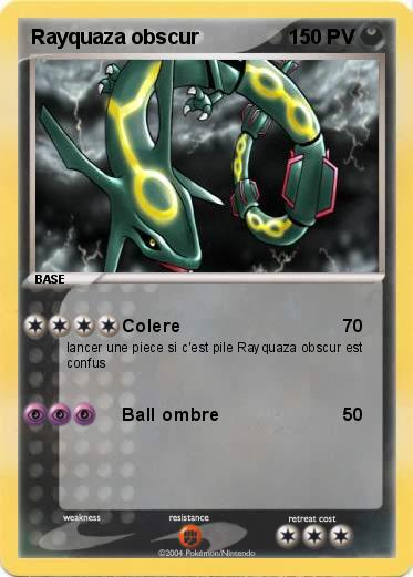 Pokemon Rayquaza obscur