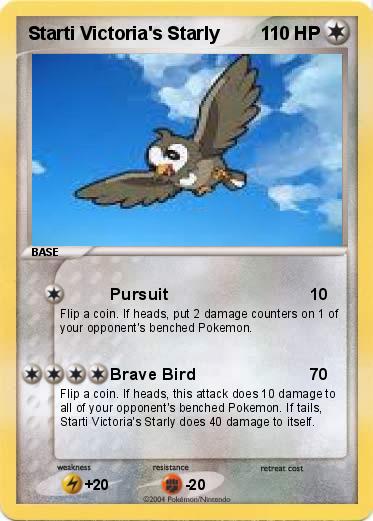 Pokemon Starti Victoria's Starly
