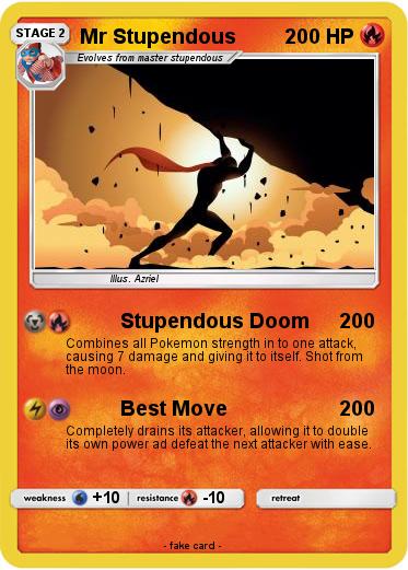 Pokemon Mr Stupendous