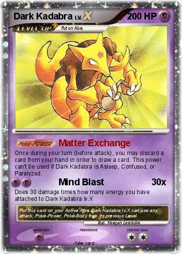 Pokemon Dark Kadabra