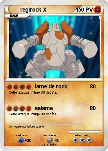 Pokemon regirock X