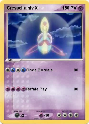 Pokemon Cresselia niv.X