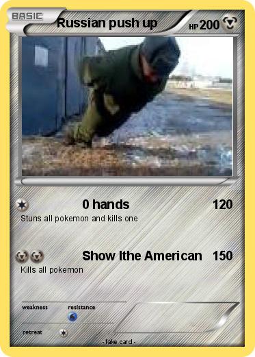 Pokemon Russian push up