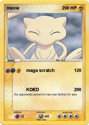 Pokemon meow