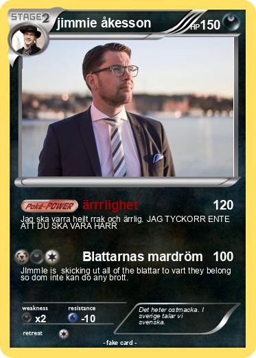 Pokemon jimmie åkesson