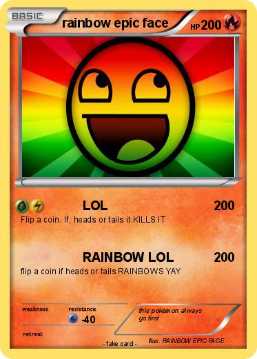 Pokemon rainbow epic face