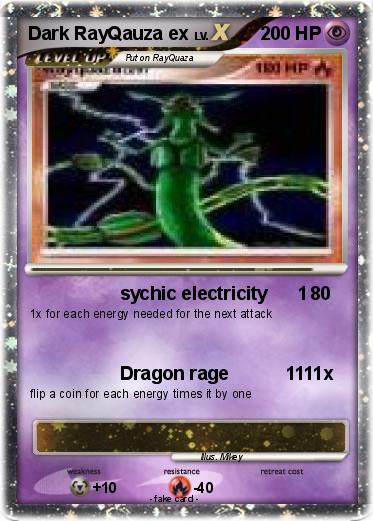 Pokemon Dark RayQauza ex