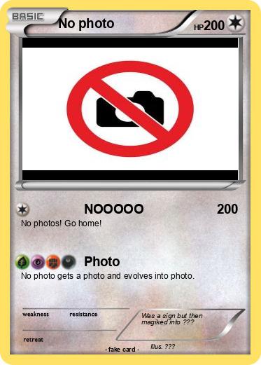 Pokemon No photo