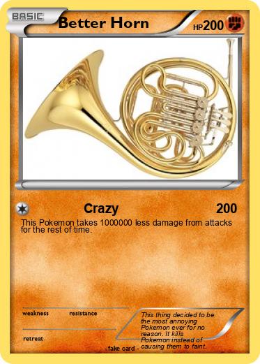 Pokemon Better Horn