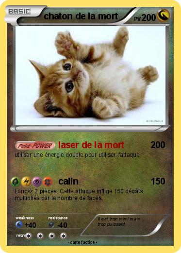 Pokemon chaton de la mort