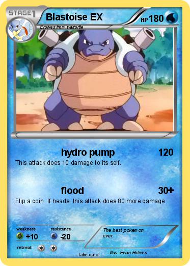 Pokemon Blastoise EX