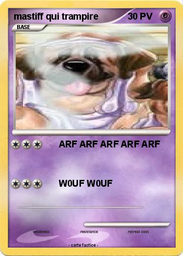 Pokemon mastiff qui trampire
