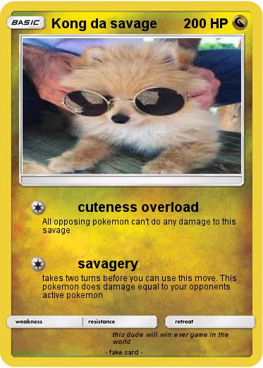 Pokemon Kong da savage