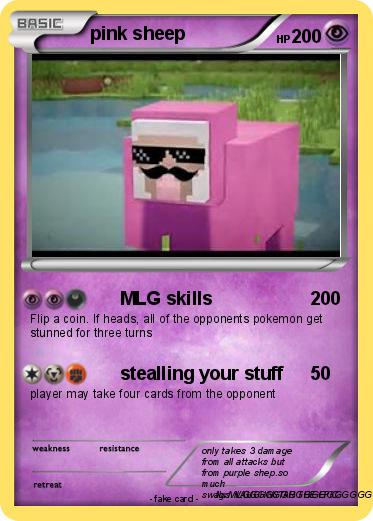 Pokemon pink sheep
