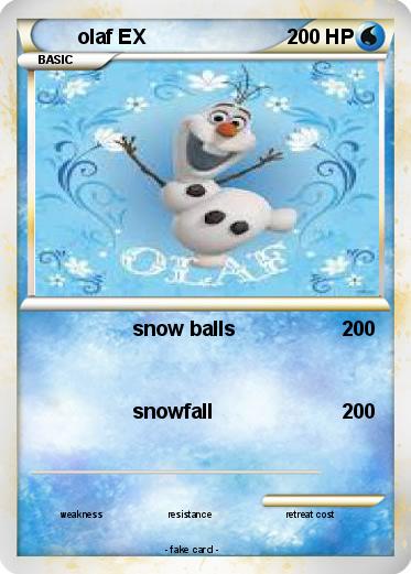 Pokemon olaf EX
