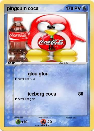 Pokemon pingouin coca