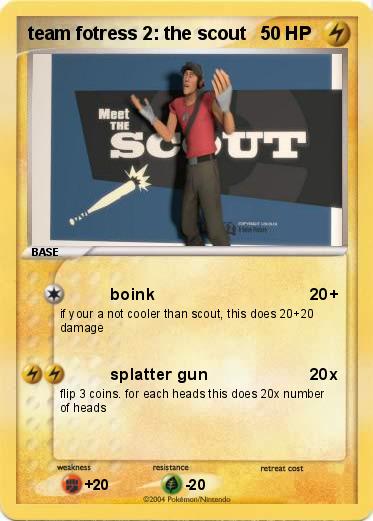 Pokemon team fotress 2: the scout