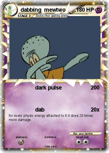 Pokemon dabbing  mewtwo