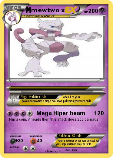 Pokemon mewtwo x